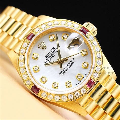 real solid gold rolex replica|pre owned women's rolex.